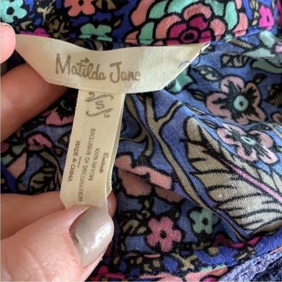 Matilda Jane Thoughts & Dreams Floral Shift Dress with Embroidered Detail - Picture 10 of 13